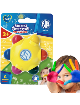 Kredki świecowe dla dzieci...