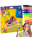 FLAMASTRY MAZAKI ZE STEMPELKAMI ZAPACHOWE OWOCOWE 10 kolorów FRUTOS ASTRA