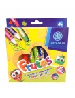 FLAMASTRY MAZAKI ZE STEMPELKAMI ZAPACHOWE OWOCOWE 10 kolorów FRUTOS ASTRA