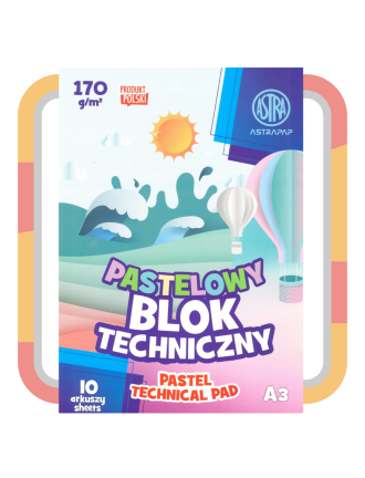 Blok techniczny A3 170g Astra