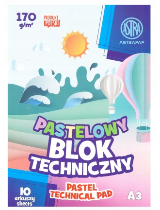 Blok techniczny A3 170g Astra