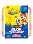 Blok rysunkowy kolorowy A4 80g 15 kartek Astra, Astrapap