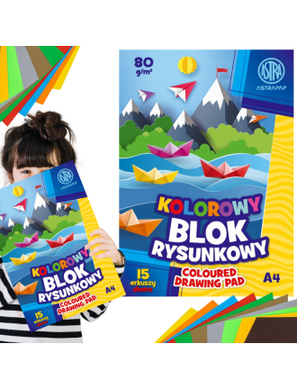 Blok rysunkowy A4 Astra