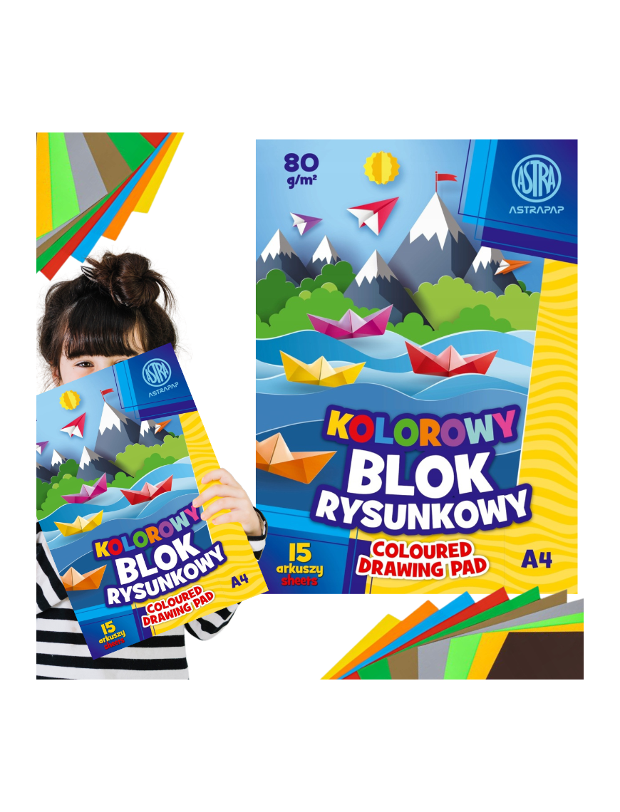 Blok rysunkowy A4 Astra