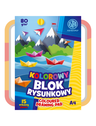 Blok rysunkowy A4 Astra