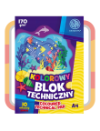Astra BLOK TECHNICZNY KOLOROWY A4 10 kartek 170g