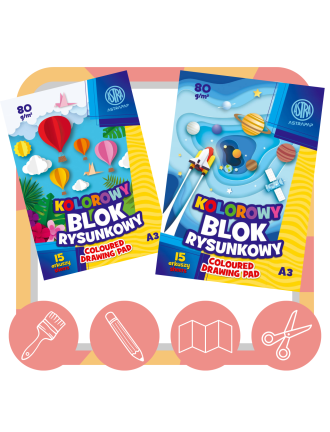 Blok rysunkowy A3 Astra