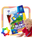 BLOK TECHNICZNY KOLOROWY A3 ASTRA 170G 10 ARKUSZY
