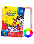 BLOK rysunkowy KOLOROWY A3 80g - 15 arkuszy ASTRA