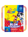 BLOK rysunkowy KOLOROWY A3 80g - 15 arkuszy ASTRA