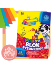 BLOK rysunkowy KOLOROWY A3 80g - 15 arkuszy ASTRA