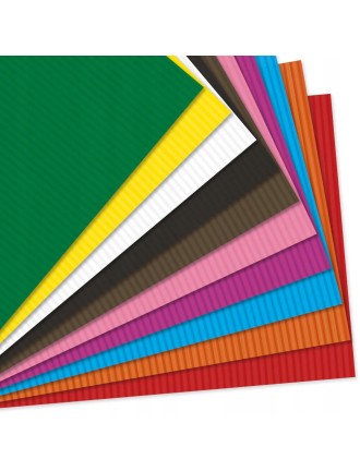 TEKTURA FALISTA A4 zestaw 10 kolorów ASTRA , papier kreatywny