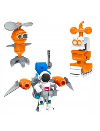 DOMEK DLA LALEK RAKIETA ŁAZIK ASTRONAUCI KOSMICI ROBOTY GALAKTYKA