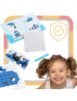 Gra Logiczna Układanka Karty Montessori Tangram Puzzle Klocki Mozaika 59 el