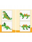 Gra Logiczna Układanka Karty Montessori Tangram Puzzle Klocki Mozaika 59 el