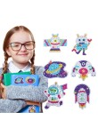 HAFT DIAMENTOWY MALOWANIE DIAMENTAMI MOZAIKA 5D DIY DLA DZIECI