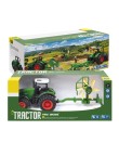 Traktor Z Zgrabiarką Maszyna Rolnicza Model Pojazdu 1:24 Farma Zestaw