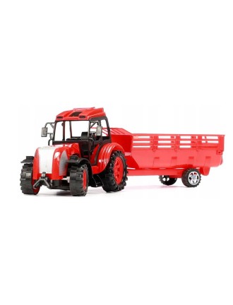 TRAKTOR ZDALNIE STEROWANY CIĄGNIK Z PRZYCZEPĄ NA AKUMULATOR RC AKCESORIA