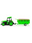 TRAKTOR ZDALNIE STEROWANY CIĄGNIK Z PRZYCZEPĄ NA AKUMULATOR RC AKCESORIA