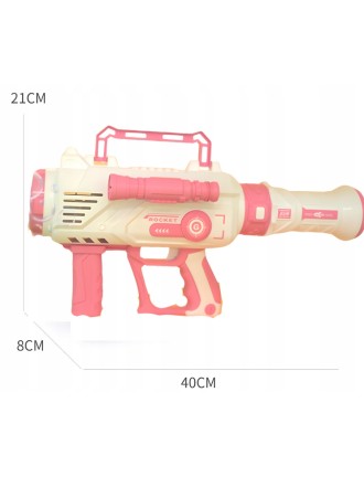 PISTOLET BROŃ KARABIN MASZYNA DO TWORZENIA BANIEK MYDLANYCH ŚWIATŁO PŁYN