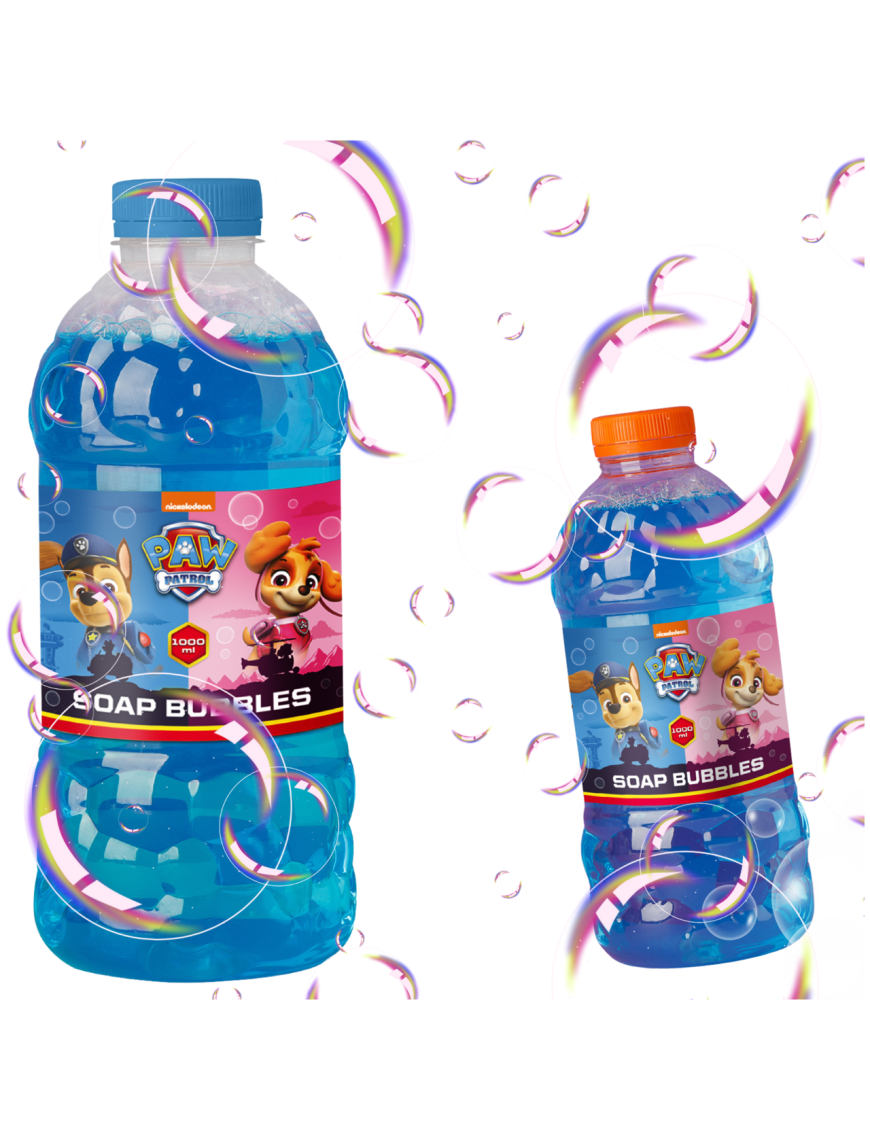 Płyn Do Tworzenia Baniek Mydlanych Psi Patrol Zestaw Dla Dzieci 1000 ml