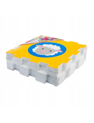 ZWIERZĘTA PUZZLE MATA PIANKOWA DLA DZIECI 9el