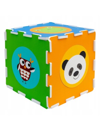 ZWIERZĘTA PUZZLE MATA PIANKOWA DLA DZIECI 9el