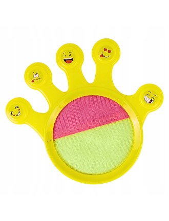 CATCH BALL GRA NA RZEPY RZUCAJ ŁAP PALETKI Z RZEPAMI + PIŁKA ZESTAW NA DWÓR