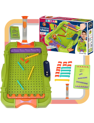 Zestaw Do Gry w Pinball Tworzenie Trasy Klocki Piłka Klepsydra Karty