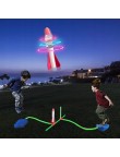 WYRZUTNIA RAKIET PIANKOWYCH ZABAWKA DLA DZIECI STOMP ROCKET GRA