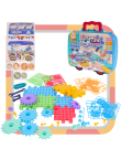 Zestaw Majsterkowicza Walizka Puzzle Montessori Układanka Klocki Śrubki