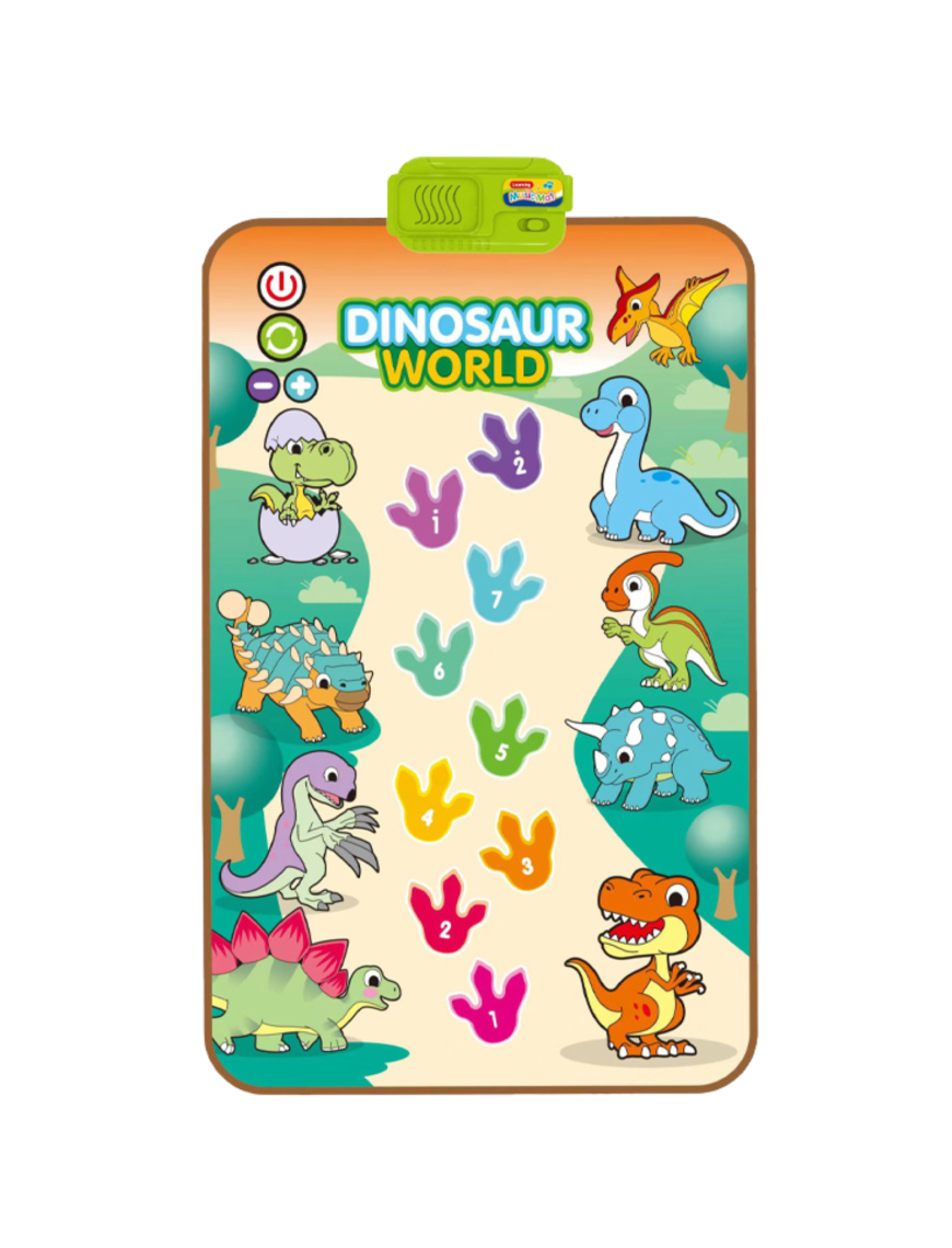 MUZYCZNA MATA TANECZNA INTERAKTYWNA EDUKACYJNA DINOZAURY DŹWIĘK MELODIE